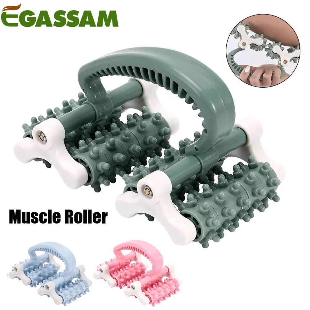 Muscle Massage Roller Blood -Flow Increaser Fascia and Anti Cellulite Roller Myofascial Release Tool for Back, Neck, Waist, Legs