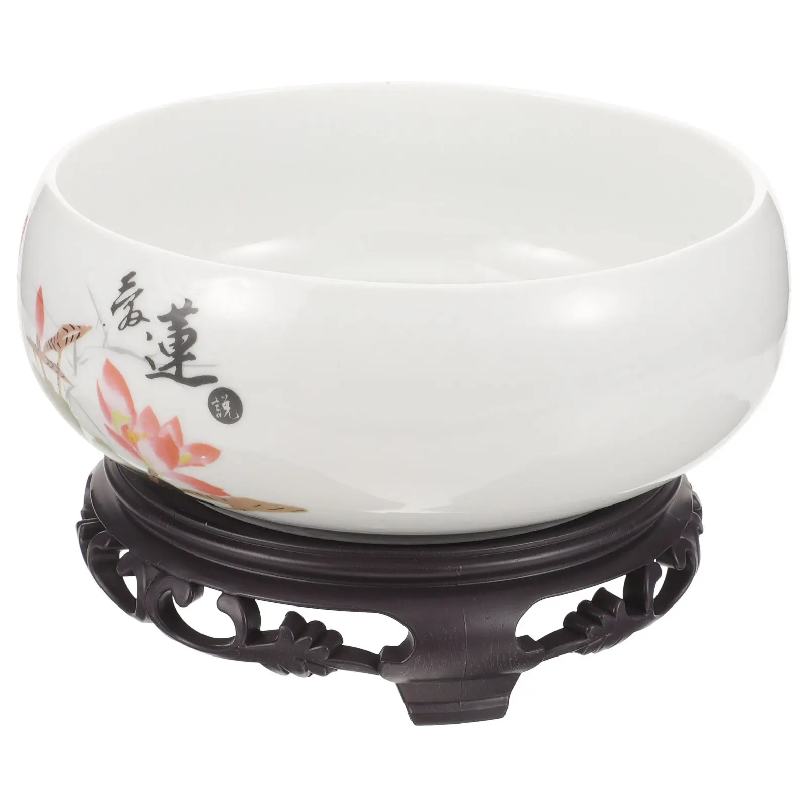 

Набор из 1 керамического горшка ручной работы для бонсай с китайским узором, без дренажных отверстий, для гидропоники, для посадки нарциссов