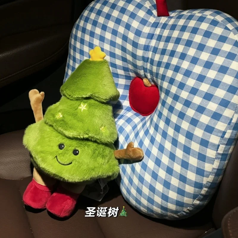 

В наличии оригинальная 25 см Mchugs с длинным ворсом, звезда, рождественская елка, кукла, плюшевая игрушка, украшение, подарок на день рождения, Рождество и Новый год