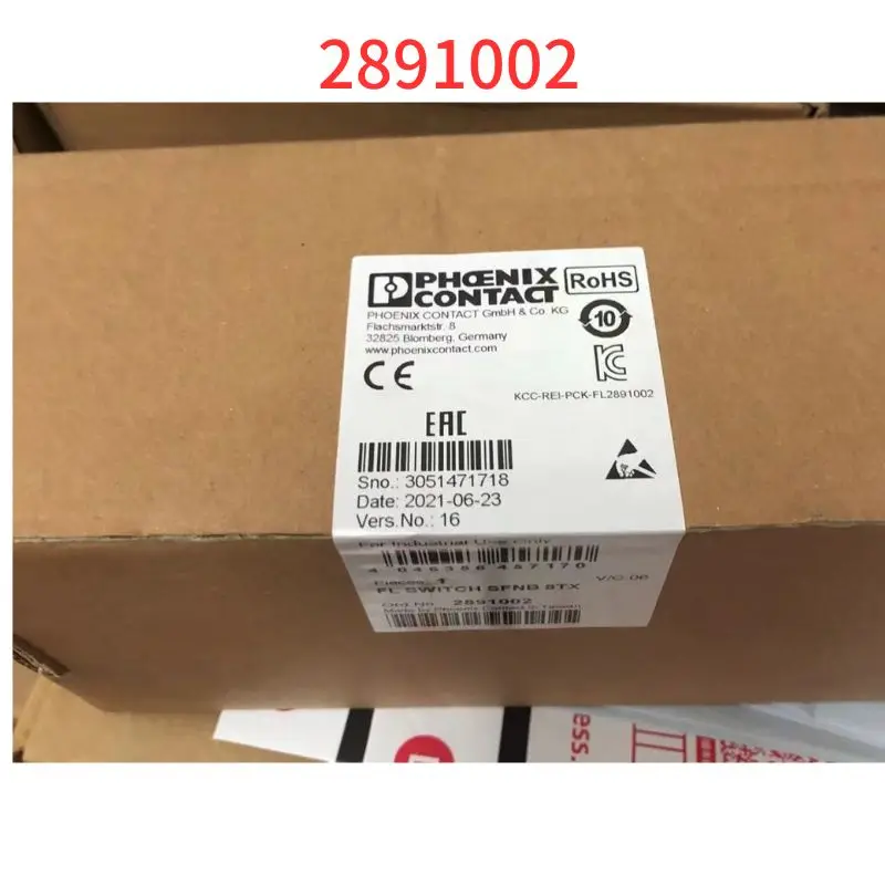 Brand New  Economical 8-port switch brand model: FL SWITCH SF 8TX 2891002