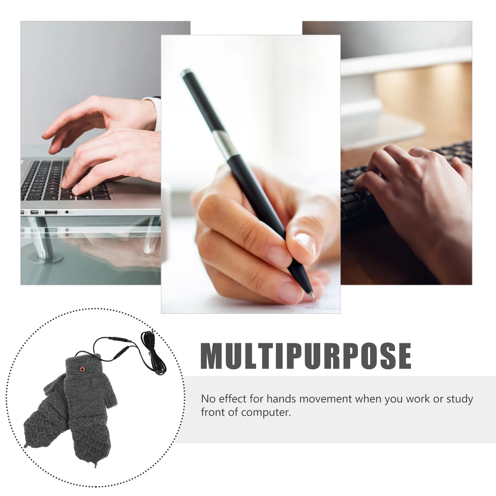 

1Pair Heated Gloves Winter Thermal Mitts for Outdoor Sports Skiing Windproof Warmers Heated Gloves for Women Hand Covers