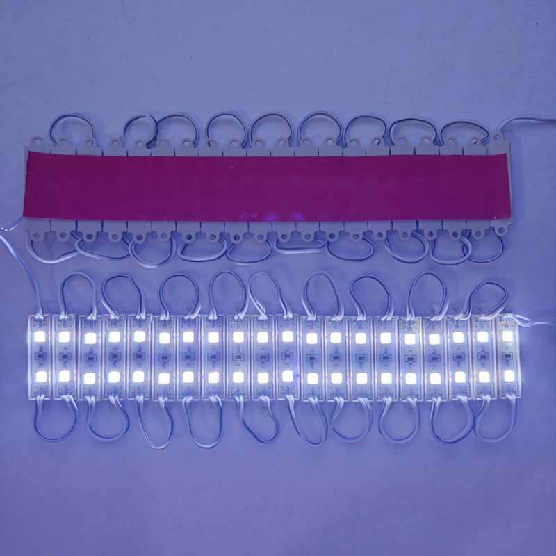 SMD 5054 LED Module 12V 2led waterproof 100pcs/lot 0.6W Outdoor Strip Light for Shop Signboard Advertisement Sign Letter Decor