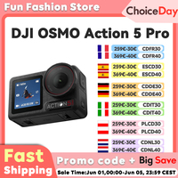 DJI Osmo Action 5 pro 1/1.3″ Sensor 4hrs Extended Battery Life Dual OLED High-Brightness Touchscreens original in stock