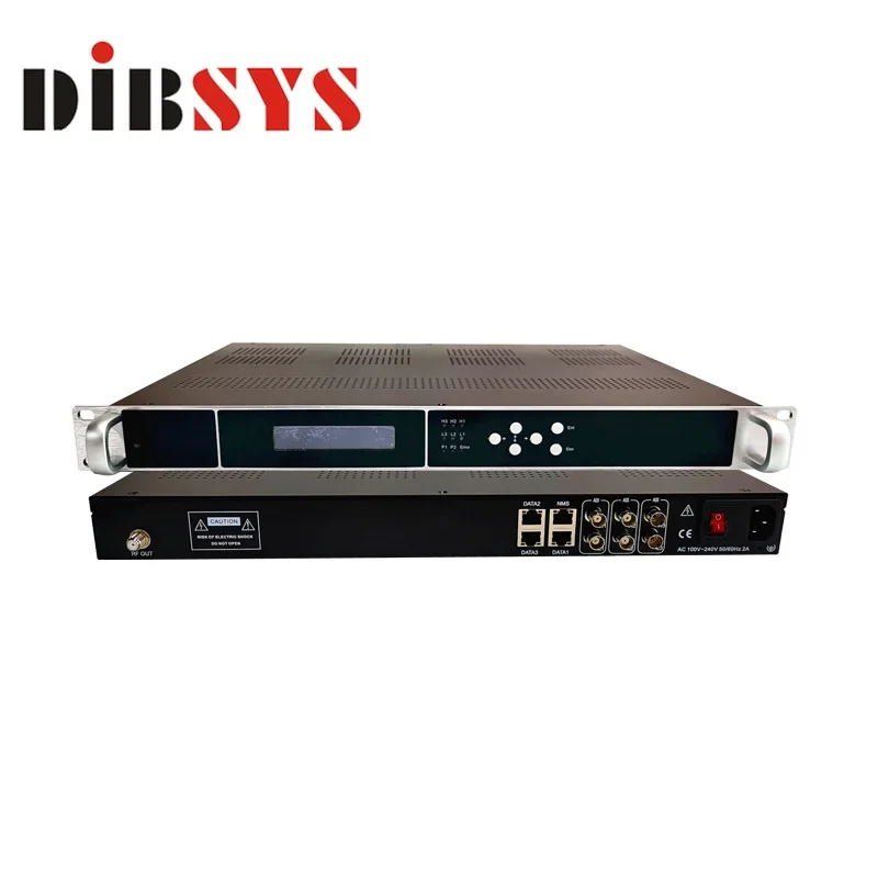 

Dibsys (Q416M) radio & tv broadcasting equipment ISDBT IP/ASI to 16 carriers non-adjacent ISDB-T Modulator (DVB-T optional)