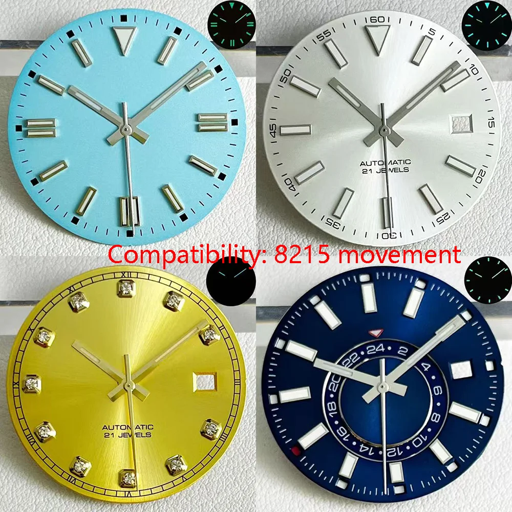 The 30.7MM Illuminated Dial Is Suitable for Miyota 8205, 8215, 821A, Mingzhu DG2813 3804, Seagull ST1612