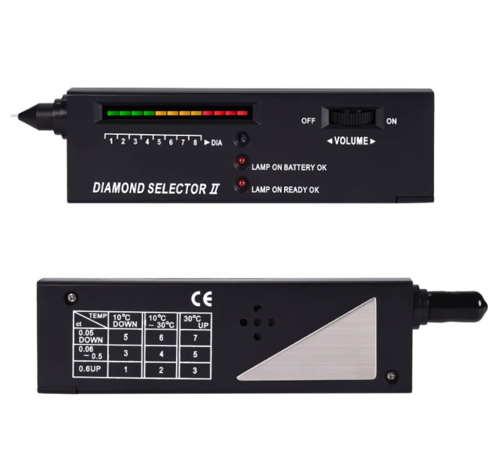 HTMCK Diamond Tester High Accuracy Diamond Tester Pen Jewelry Diamond Tester Professional Diamond Selector Diamond Tester Kit