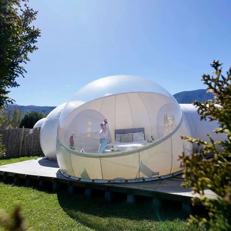 

Factory Dome House Cheap Price Waterproof Pvc Domes Glamping Geodesic Dome House for Sale Commande exclusive client français