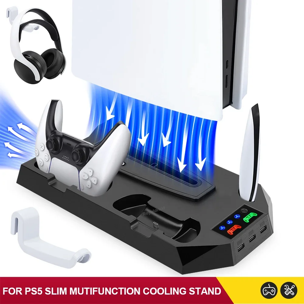 Thumbnail 3 - #4 PS5 Vertical Stand With Fan Discount Picks