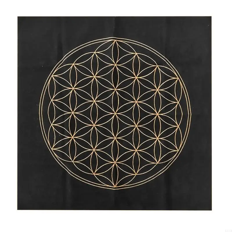 

Tarot Card Special Tablecloth Board Game Fortune Astrology Card Mat Flower of Life Divination Altar Cloth