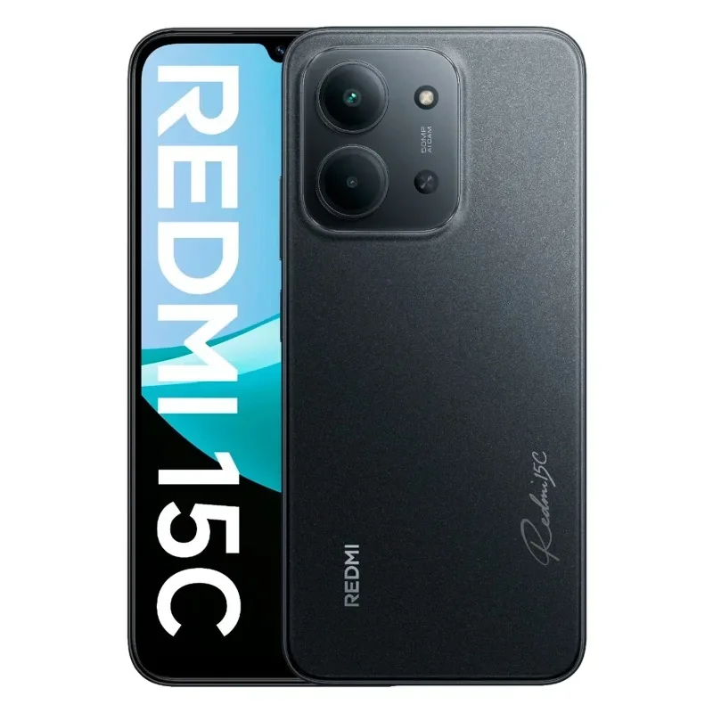 Xiaomi Redmi 15C 256GB/8GB 6.9 Ram 50MP/8MP - أسود منتصف الليل (عالمي) ثنائي الشريحة #2