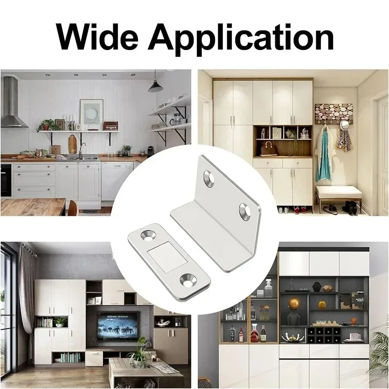 자기 접착 도어 스톱 마그네틱 캐비닛은 보이지 않는 서랍 자석 잠금 장치를 잡습니다. 찬장을위한 녹슬지 않는 자석 스티커 도어 클로저