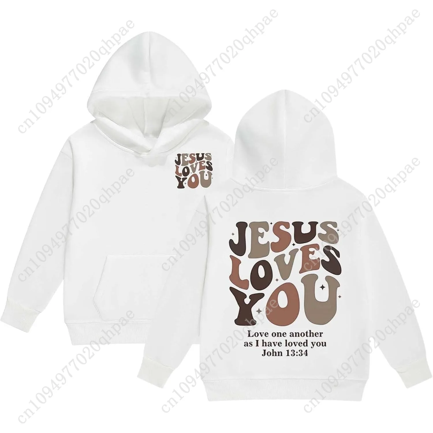 Толстовка с капюшоном «Вера над страхами» для детей, девочек и мальчиков, христианский Иисус, вдохновляющие толстовки, пуловер с религиозным рисунком, топы