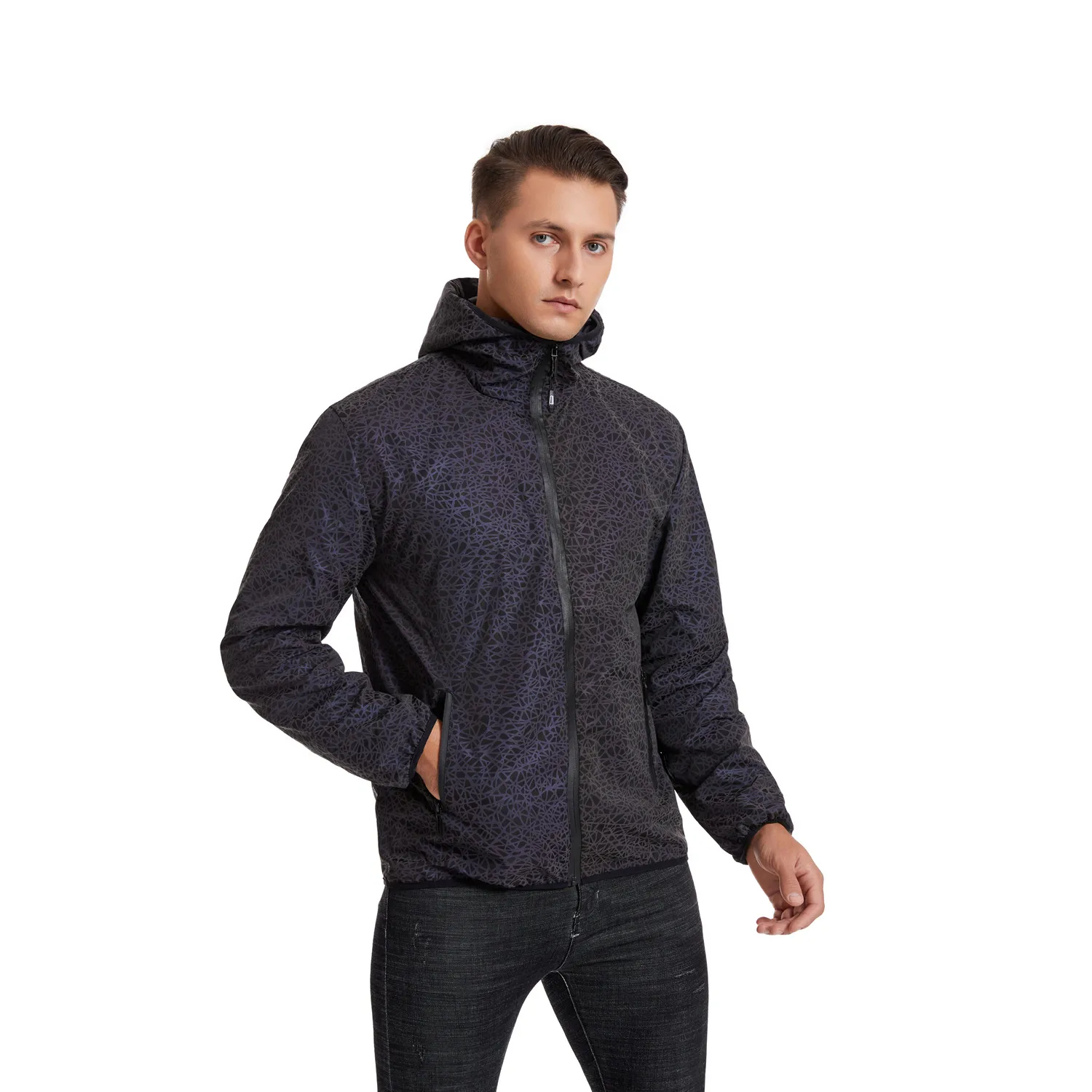 2022 Autumn Winter Colorful Reflective Hooded Jacket Mens Harajuku Hip Hop Night Club Reflect Light Shiny Coats Windbreaker 79 S238d2b7f36654d4a8eb43b67dbf3e1d1e