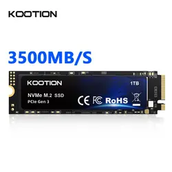 KOOTION X15 Nvme M2 SSD 256GB 512GB 1TB 2TB SSD Nvme PCIe 3.0x4 M.2 2280 Hard Disk Internal Solid State Drive for Laptop Desktop