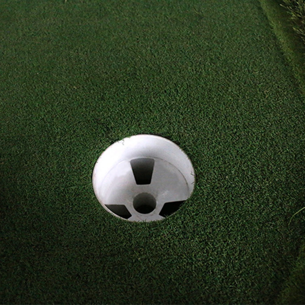 

2 pcs Durable Plastic Hole Cup 105x105x10cm Golf Training Equipment Practice Putting Cup Travel Supplies Mini Size
