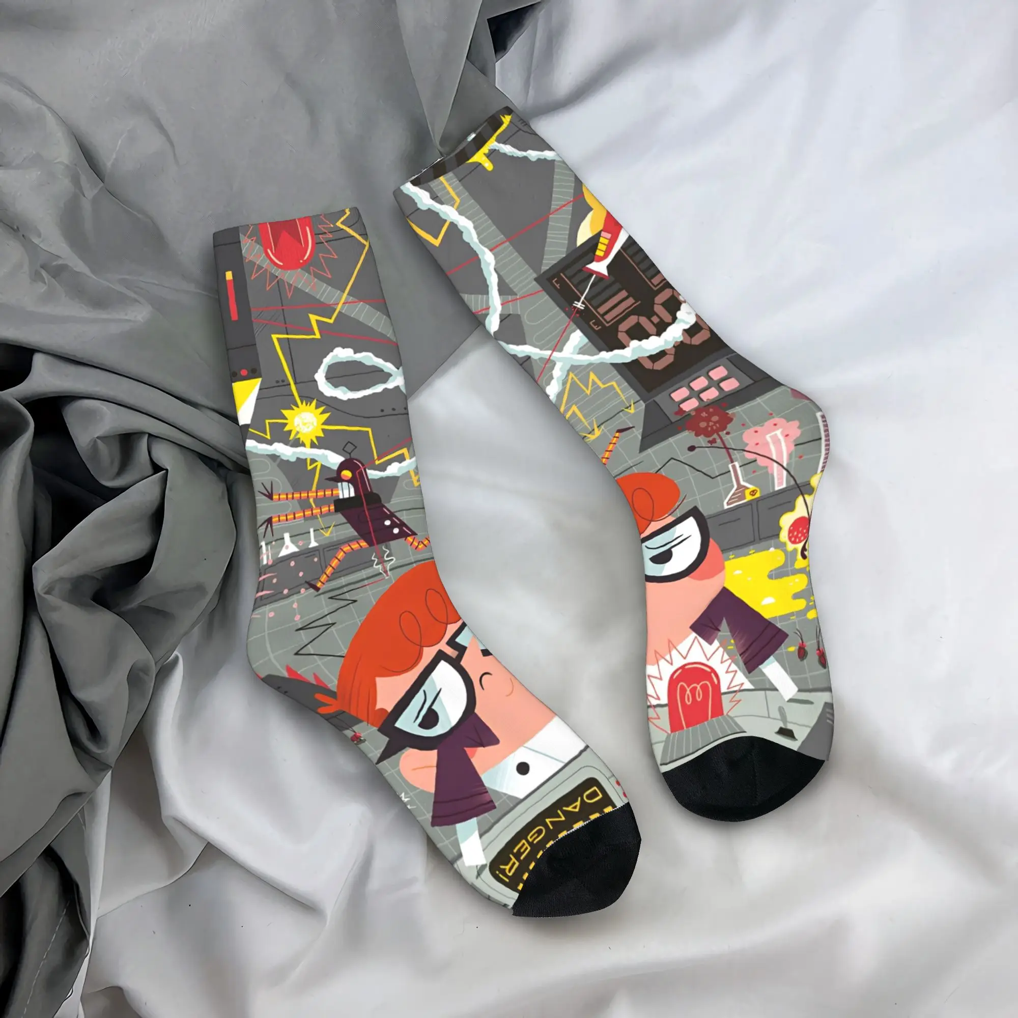 Dexter Kawaii مختبر جوارب الرجال الجوارب لينة الجوارب الحديثة الخريف في الهواء الطلق عدم الانزلاق تصميم الجوارب هدية