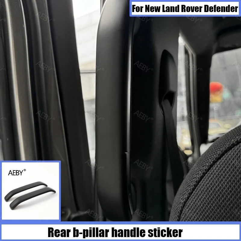 For New Land Rover Defender 110 2025-2026 B Pillar Grab Handle Cover Trim ABS Anti-Scratch Wear Resistant Interior Accessories