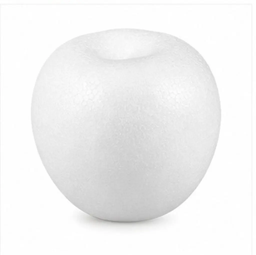 20pcs White Foam Craft Balls for DIY Painting, Kids Arts & Crafts, Holiday Decor, Faux Fruit Simulation