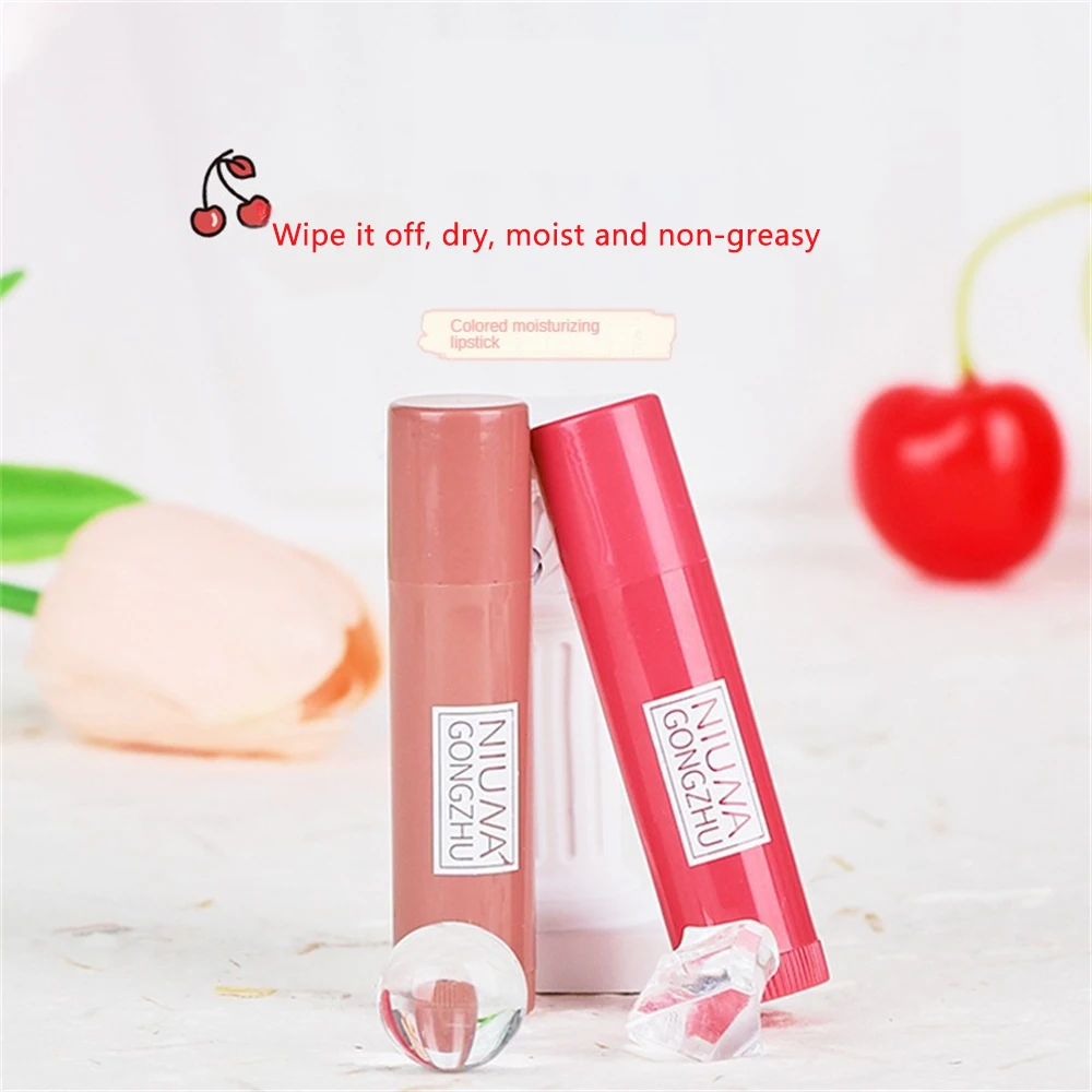 9 Arten Frucht geschmack farbiger Lippen balsam feuchtigkeit spendend feuchtigkeit spendend pflegender farbloser Lippen balsam helle Farbe Anti-Riss-Lippenstift