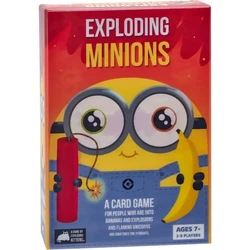 Exploding Minions by Exploding Kittens - for Adults Teens and Kids - Fun Family Games - A Russian Roulette Card Game