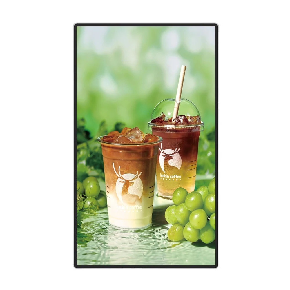 

65 Inch Wall Mount Hanging Mounted Lcd Display Menu Panel Board Advertising All in One Digital Signage and Display Screen Kiosk