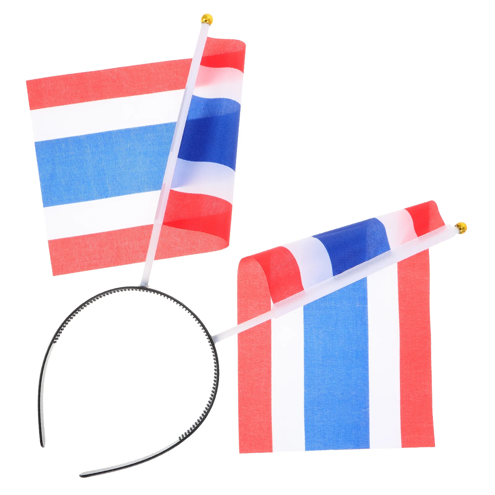 Flag Headband Country Party Supplies Handheld Thailand Plastic Patriotic Boppers Hairband