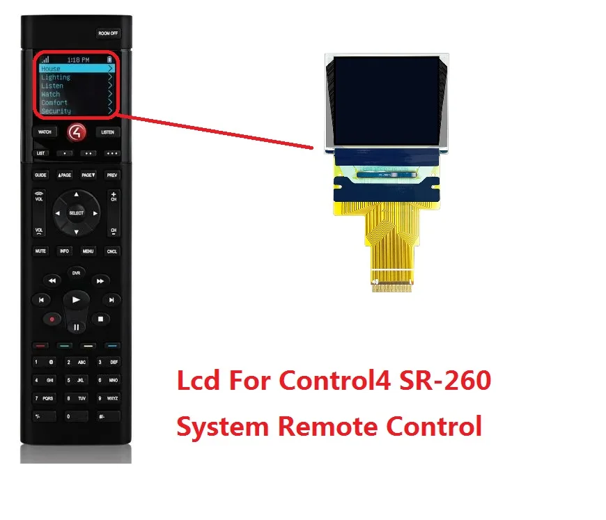 

OLED LCD Screen Display For Control 4 SR-260 System Remote Control lcd