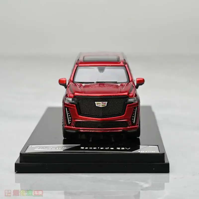 GCD 1/64 Cadillac Escalade ESV 2023 Legering Speelgoed Motorvoertuig Diecast Metaal Model Geschenken