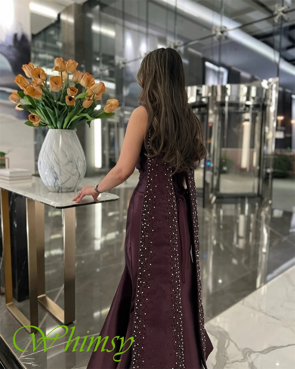 فستان سهرة حورية البحر من الساتان الرائع مخصص فاخر واتو قطار فساتين لحضور الحفلات الموسيقية مزاجه بدون أكمام فساتين مناسبة مخصصة