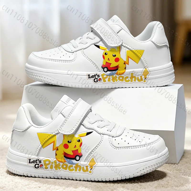 

Pokémon Pikachu Lovely Cartoon Pattern Parent Child Girls Boys Children Youth Student Lightweight Comfortable Casual Shoes Gift
