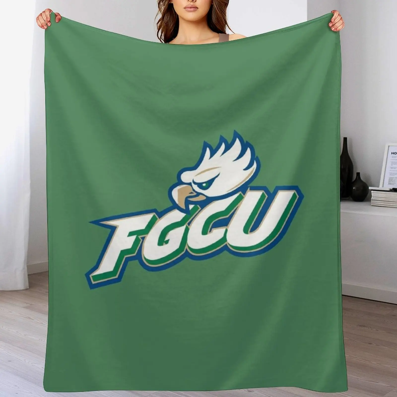 Florida-Gulf-Coast-Eagles-Baseball Throw Blanket Single Comforter manga Blankets