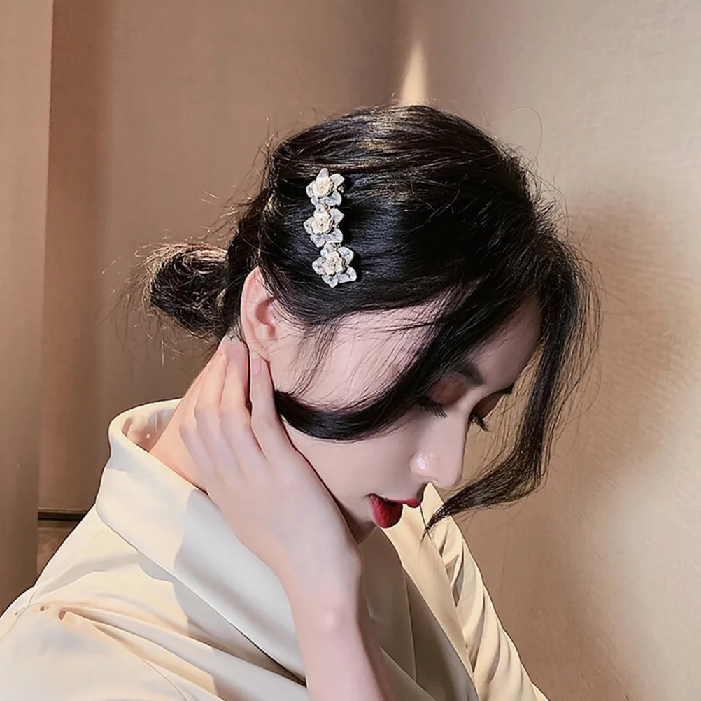 

1pc Alloy Clamp Daisy Flowers Hair Clip For Long Short Thick Thin Curly Straight Hair Fashion Hairpin Decorative Spring