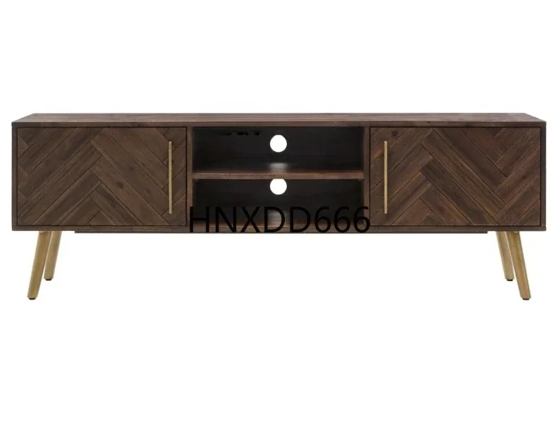 Solid Wood Bedroom Nordic Coffee Table Combination Modern Minimalist Living Room Light Luxury Creative TV Cabinet
