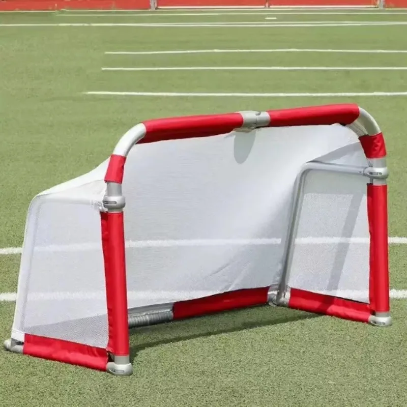 YTYINPortable Aluminum Alloy Foldable Kids Adults Training Match Soccer Net Easy Assembly Indoor Outdoor Soccer Goal