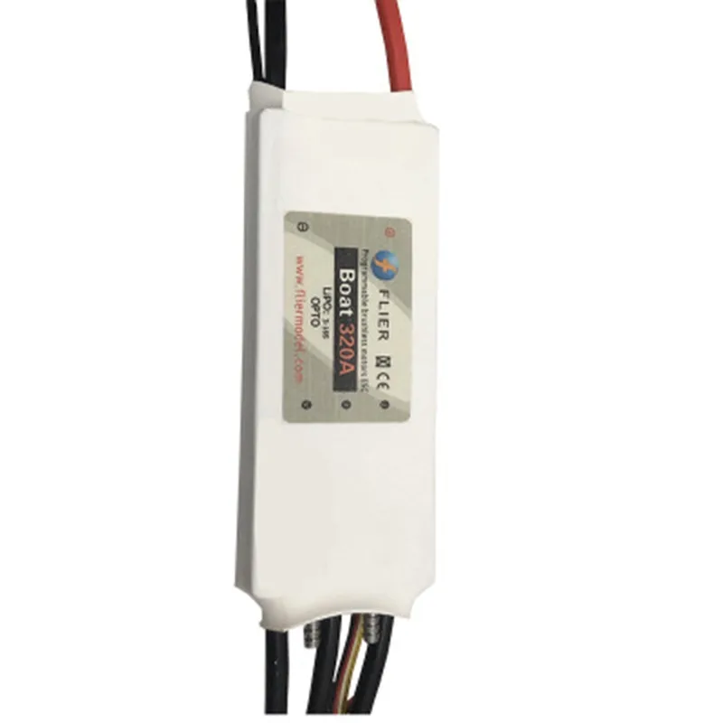 FATJAY FLIER 320A ESC 16S 水冷式高電流高電圧ブラシレス電子スピードコントローラー RCボート/サーフボード用
