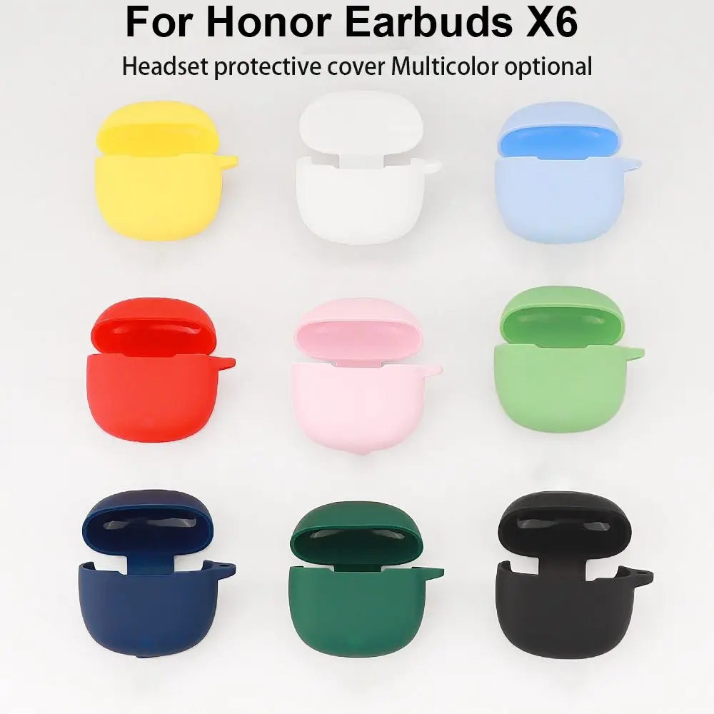 Silicone Earphone Case Dustproof Anti-fingerprint Earbuds Protective Cover Compact Fall Prevention for Honor Earbuds X6