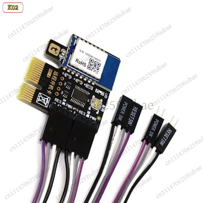 for Tuya WiFi PC Power Switch, Desktop Remote Boot Card, PCIe Mini Card APP Control, Compatible Accessory for Telecommuting