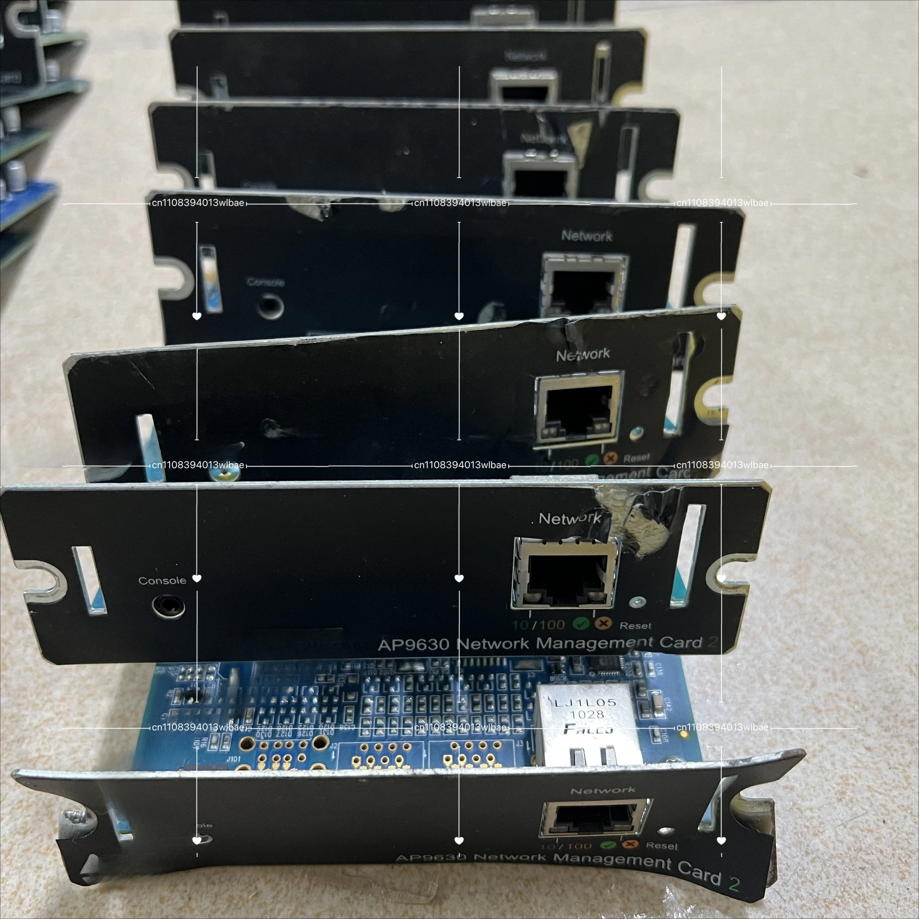 Used Disassembly APC Power Supply Intelligent Network Control Card UPS Monitoring Card AP9630/AP9631 Network Management Card