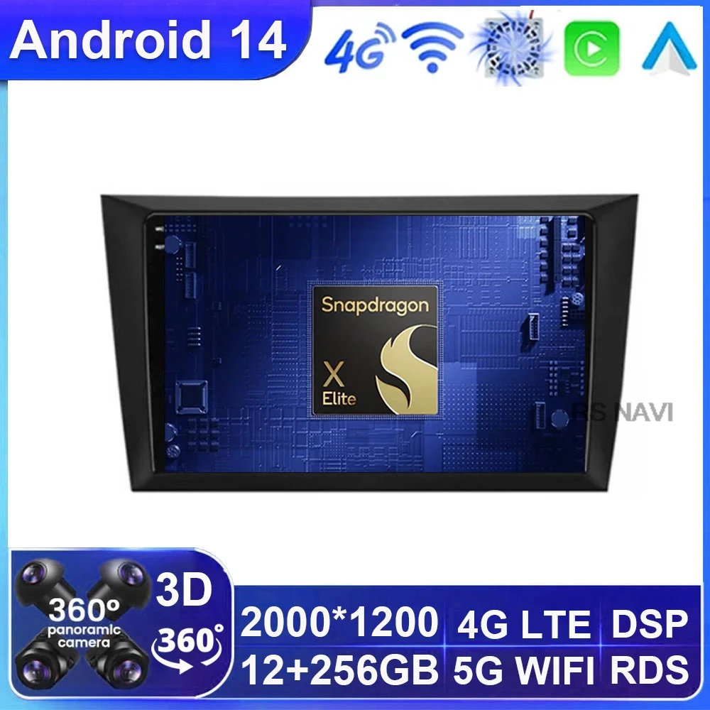

Android 14 Car Radio For Volkswagen VW Golf 6 2008 - 2016 Viedo Player 4G LTE Stereo DSP Navigation 2 DIN 5G WIFI GPS DVD BT