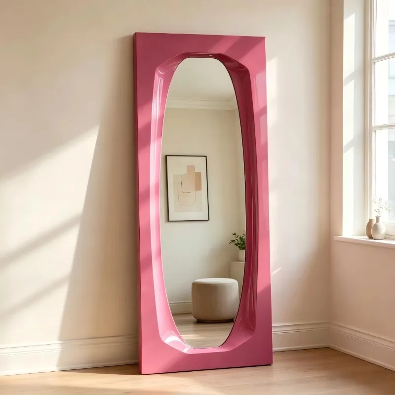 Funky Garden Decorative Mirrors Long Luxury Girls Aesthetic Full Body Mirror Modern Items Art Portable Espelhos Home Products