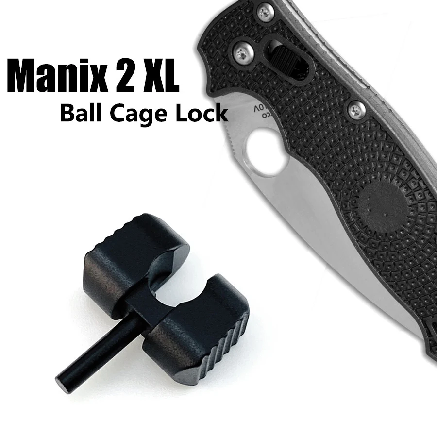5 Farben Messerzubehör Titan-Kugelkäfig-Verschluss Daumen-Druckknopf-Schraube für Spyderco C101 Manix2 XL Messer Nieten – Detail 1