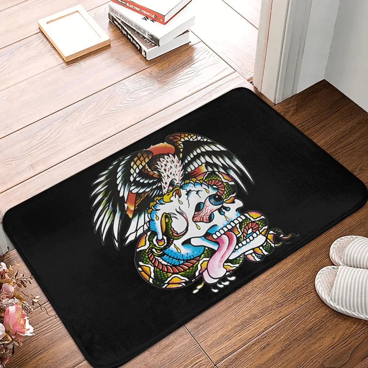 One Of His Friends Non-slip Doormat Living Room MatEd Hardys Band Balcony Carpet Entrance Door Rug Home Decorative