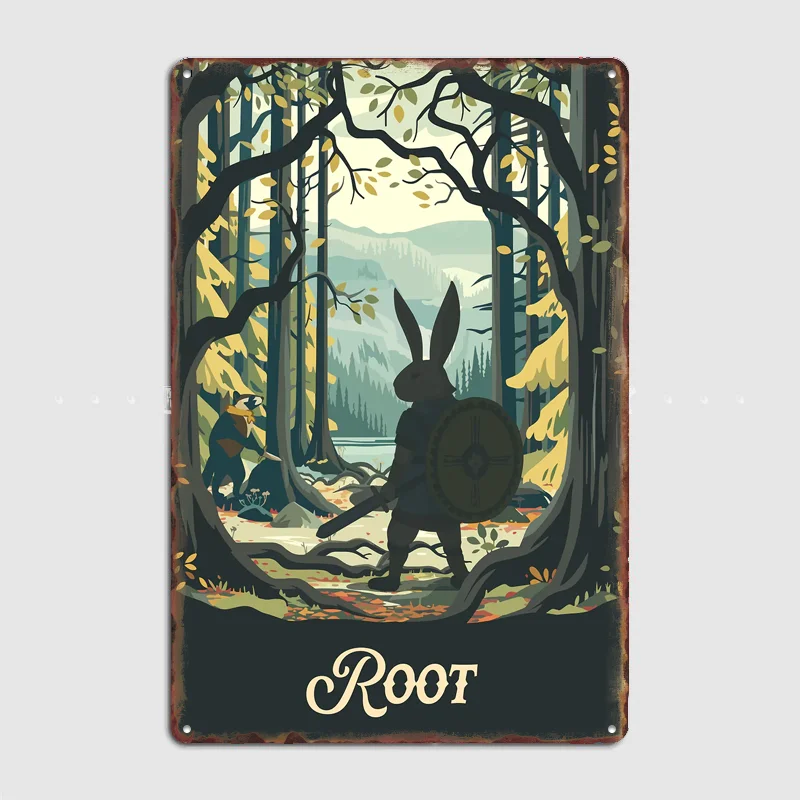 Board Game Root - Root Board Game Inspired Poster Metal