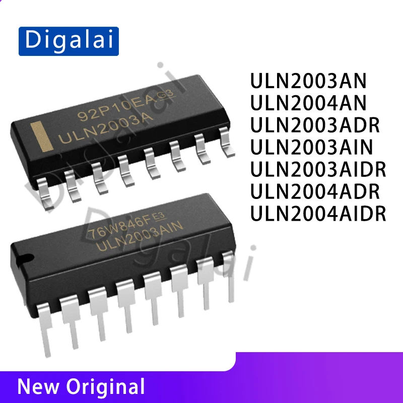 100%new Original ULN2003AN ULN2004AN ULN2003ADR ULN2003AIN ULN2003AIDR ULN2004ADR ULN2004AIDR