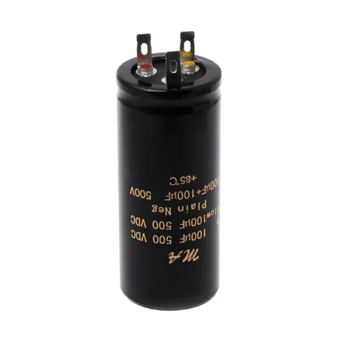 E28D 100+100uf,50+50uf,32+32uf,500V Electrolytic Double Amplifier Capacitors