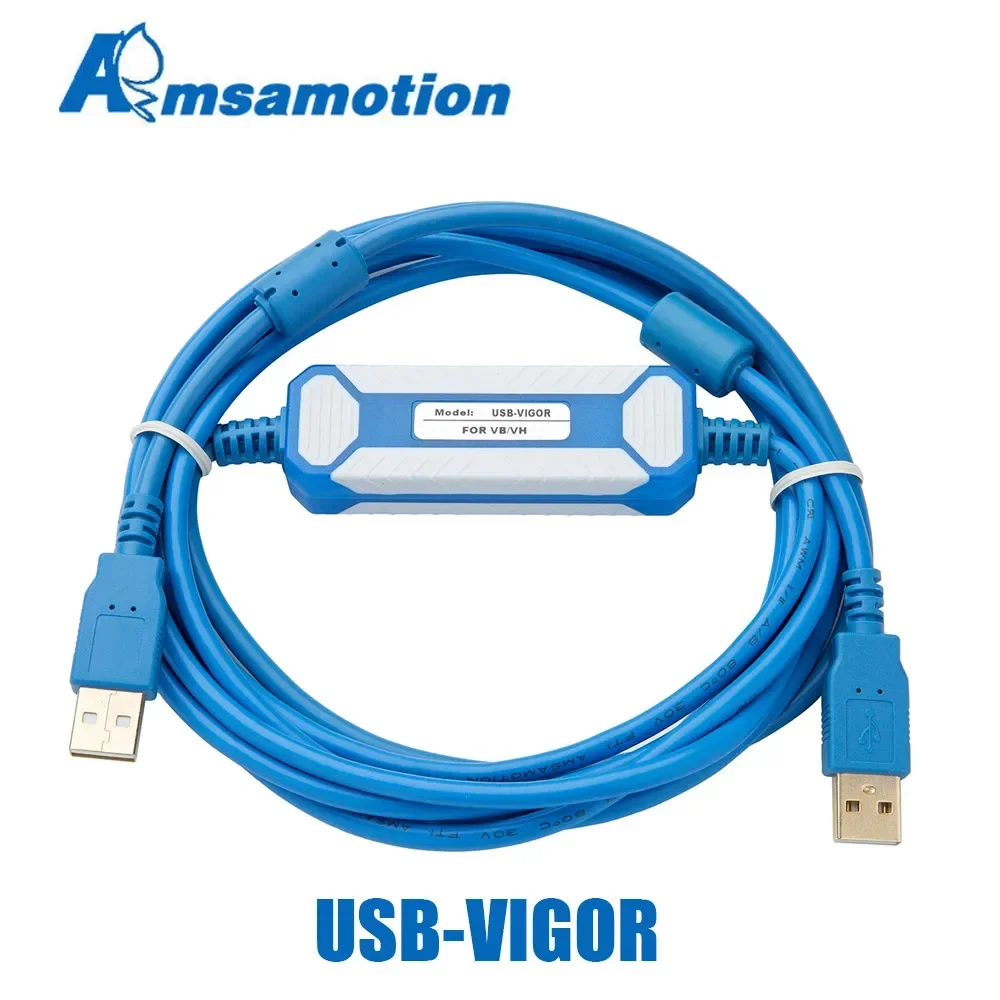 USB-адаптер VIGOR для программирования ПЛК Vigor серий VH, VB, M, кабель USB-RS232 для загрузки программ, VBUSB200 PC-VIGOR