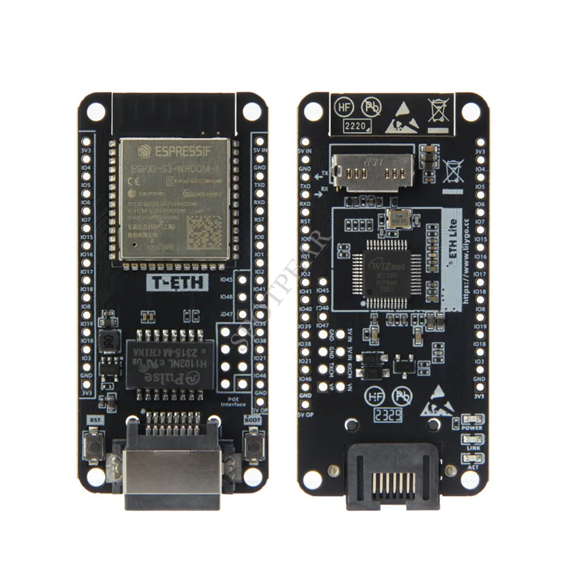 ESP32-S3 erweiterbar mit w5500 ethernet modul t-eth-lite entwicklungs board mit esp32