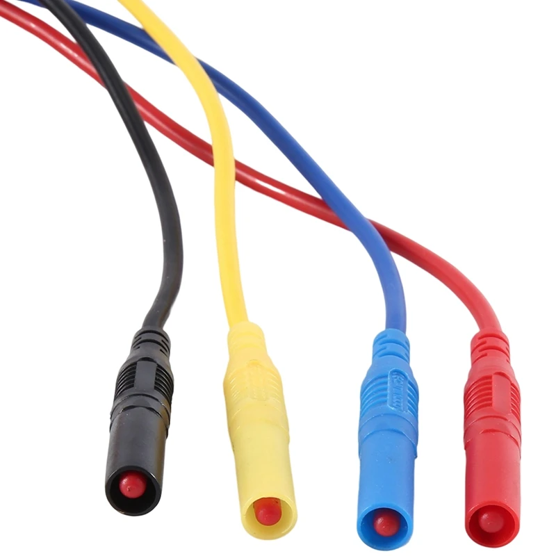 TL320 Length 2.0Meters High Quality 13AWG Flexible Silicone Test Leads 4Mm Straight Plug On Both Ends Spare Parts Accessories