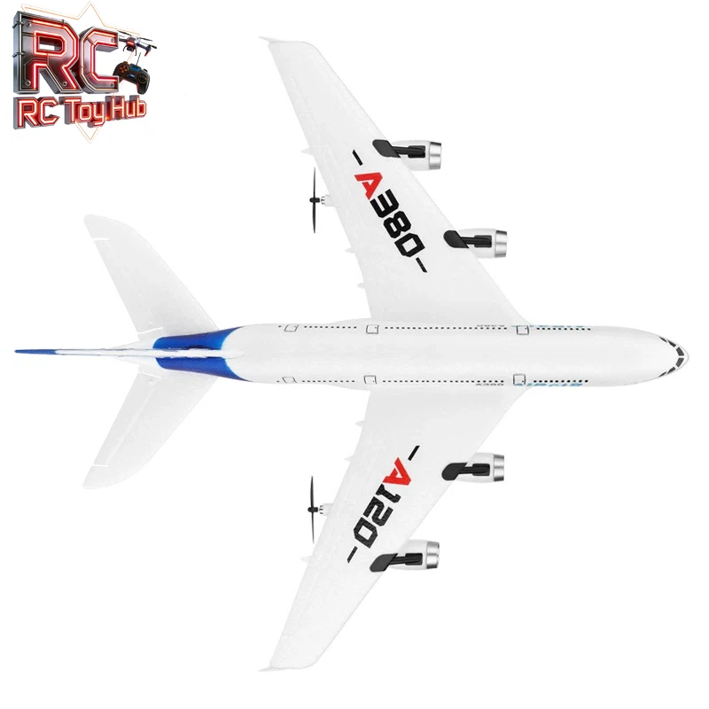 Wltoys Xka120 Rc Airplane Model 3ch Glider Airbus A380 Fixed Wing Aerobatic Toy Gift For Kids Adults Aviation Enthusiasts Collec
