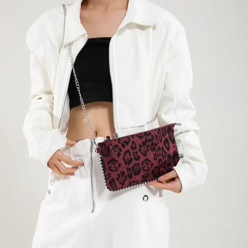 Einfarbige Umhängetaschen für Damen, modische Ketten-Handytaschen, modische Schulter-Messenger-Tasche, Sac A Main für Frauen – Detail 15